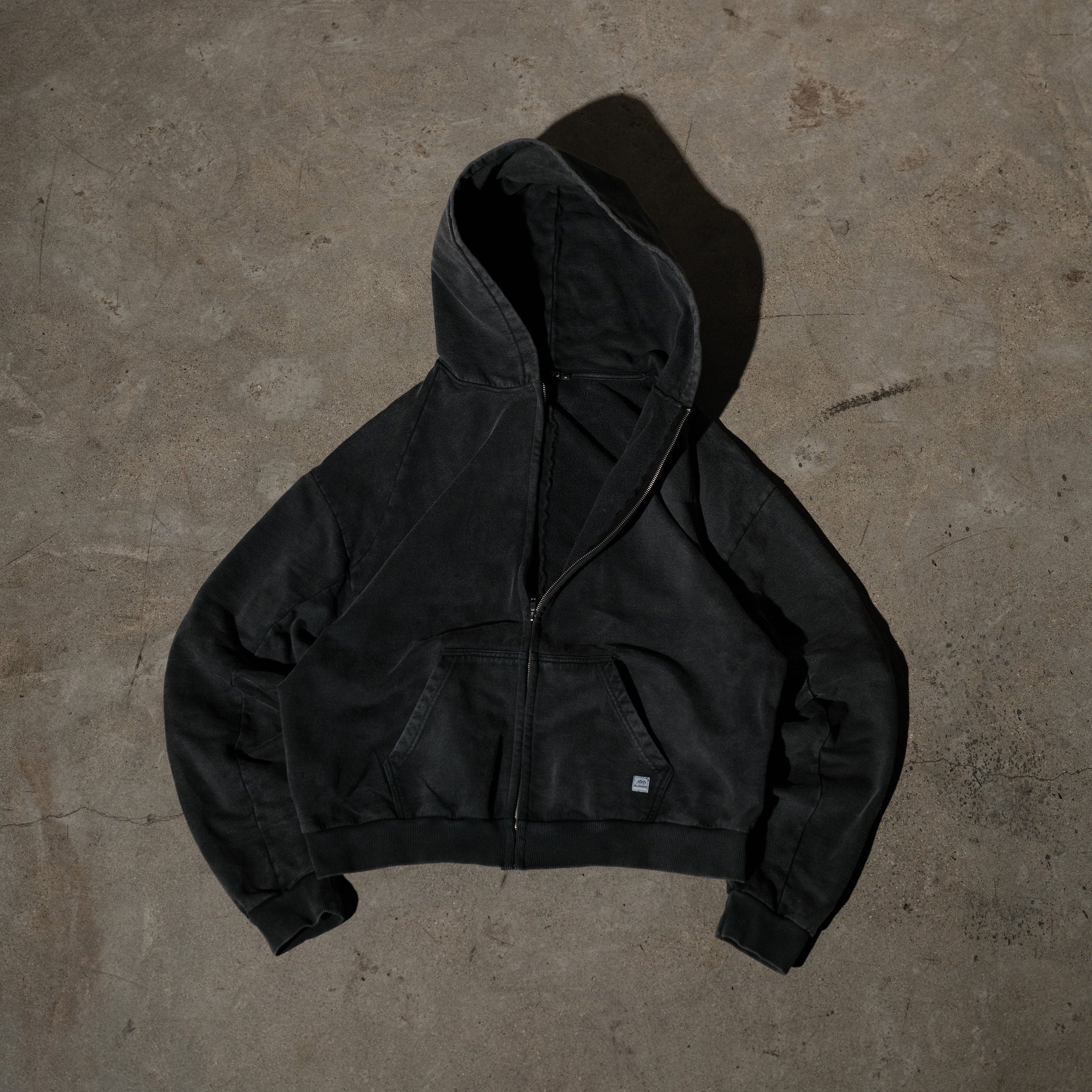 BLANQO ZIP-UP CHARCOAL